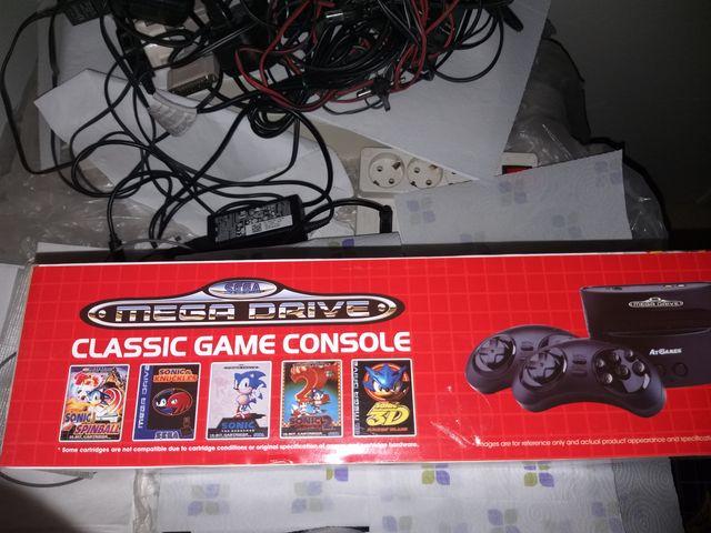 sega megadrive classic games console