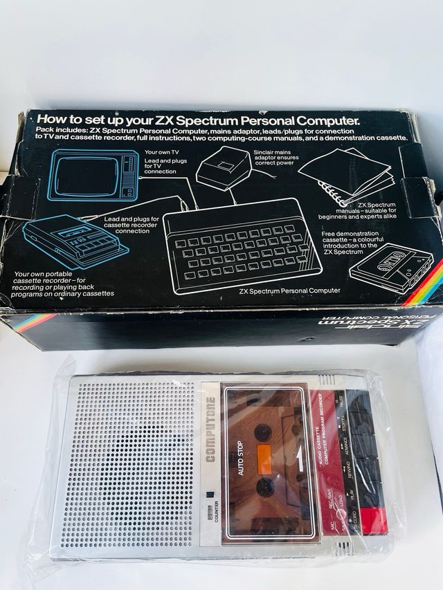 ZX SPECTRUM 48K Y REPRODUCTOR COMPUTONE