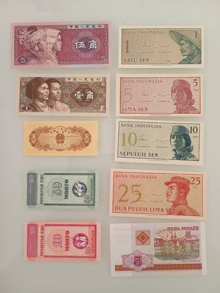 LOTE 50 BILLETES NUEVOS SIN CIRCULAR