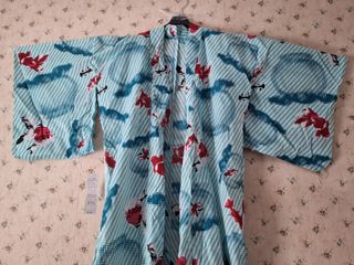 Yukata auténtico traído de Japón, 100% algodón