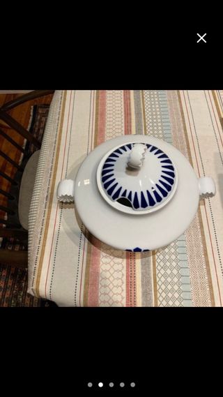 Sopera de porcelana Sargadelos