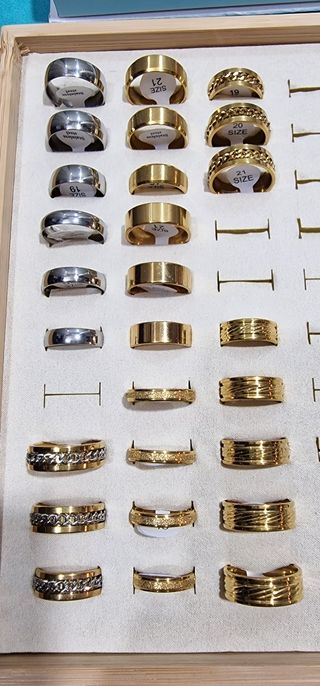 ANILLOS NUEVOS de Acero Inoxidable
"A ESTRENAR"