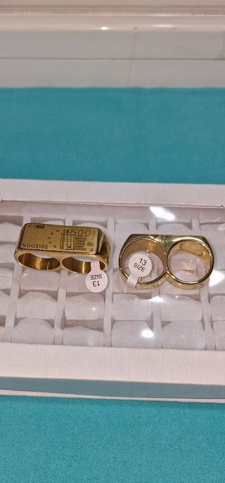 ANILLOS NUEVOS de Acero Inoxidable
"A ESTRENAR"