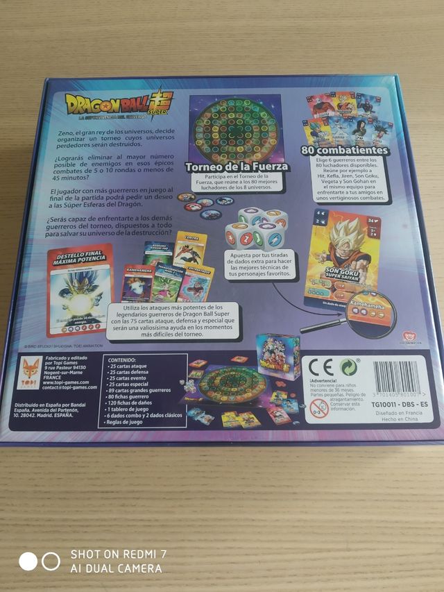 Dragón Ball, juego mesa