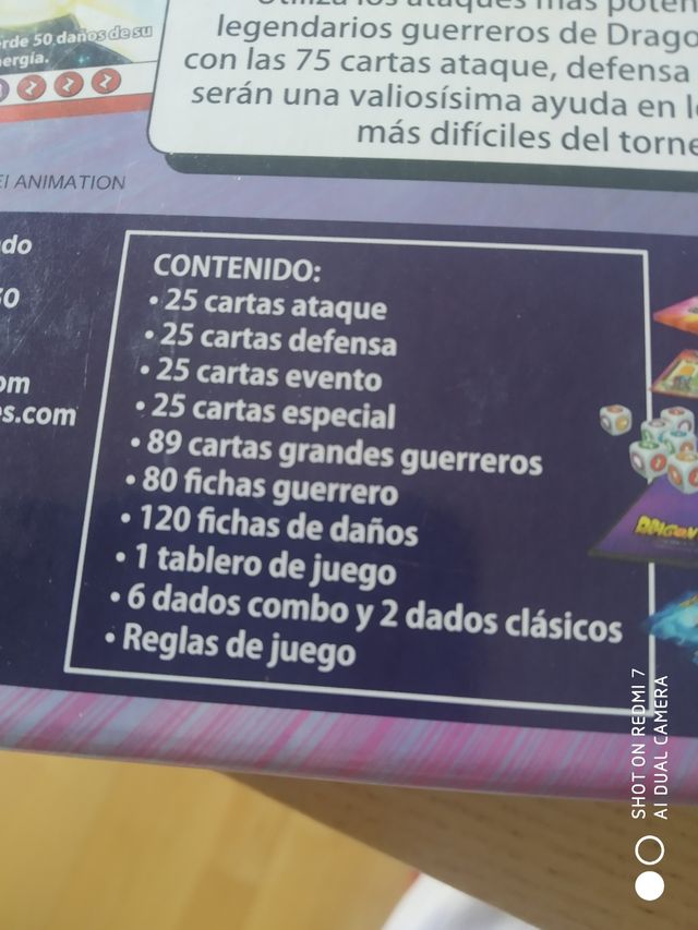 Dragón Ball, juego mesa