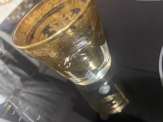 bicchiere in vetro murano