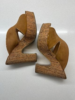 Sandali in vera pelle beige e oro made in italy 