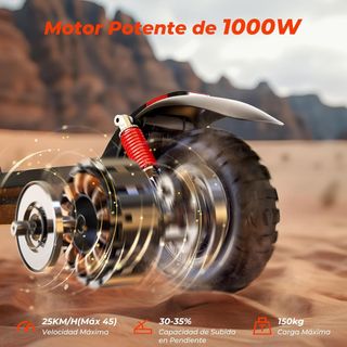 Patinete eléctrico Iscooter IX6 1000W