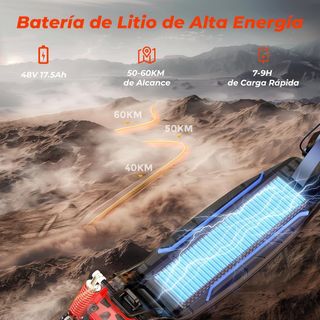 Patinete eléctrico Iscooter IX6 1000W