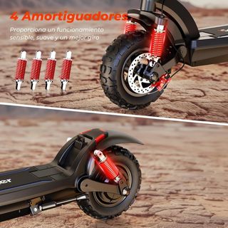 Patinete eléctrico Iscooter IX6 1000W