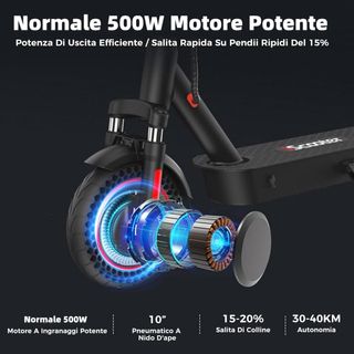 ✅️Patinete Electrico iscooter i9 Max 500W