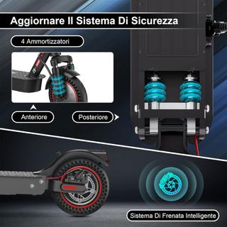 ✅️Patinete Electrico iscooter i9 Max 500W