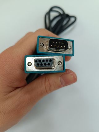 Cable DB-9 M-H RS232