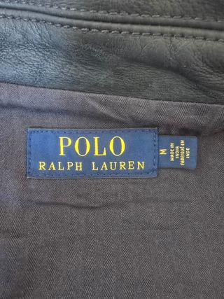 CAZADORA CUERO BIKER RALPH LAUREN
