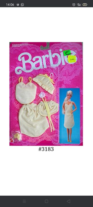Vestito Barbie anno 1976