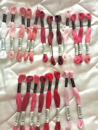 Madejas para punto de cruz.ELEGIR