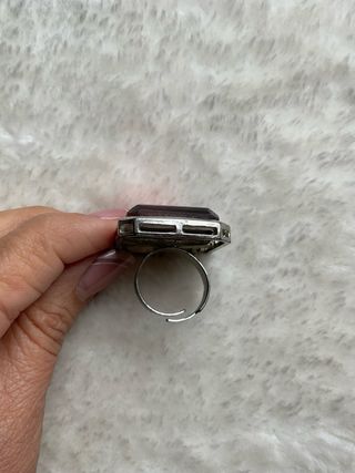 Anello donna con pietra rossa