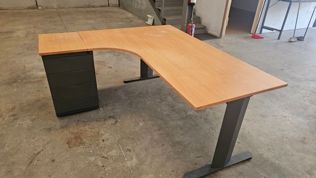 Mesa cristal moderna gris