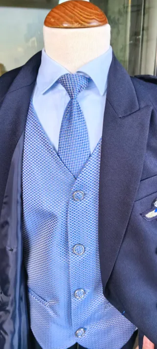 Traje 6 piezas Nuevo Comunión marino 12
