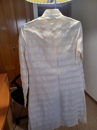 Casaca o abrigo largo lino