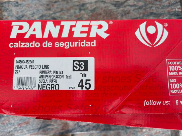 Botas seguridad PANTER  S3