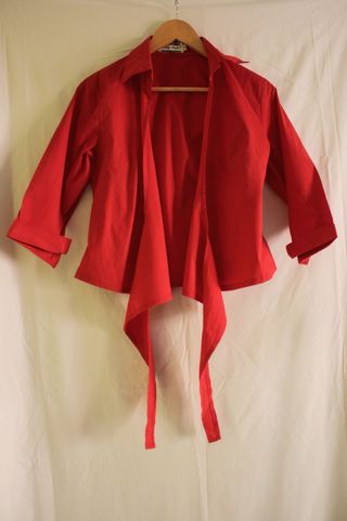 Vintage Red Blouse 