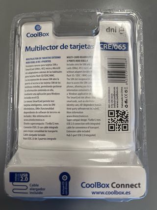 Multilector interno de tarjetas CR650-BT con Bluetooth y DNIe 4.0