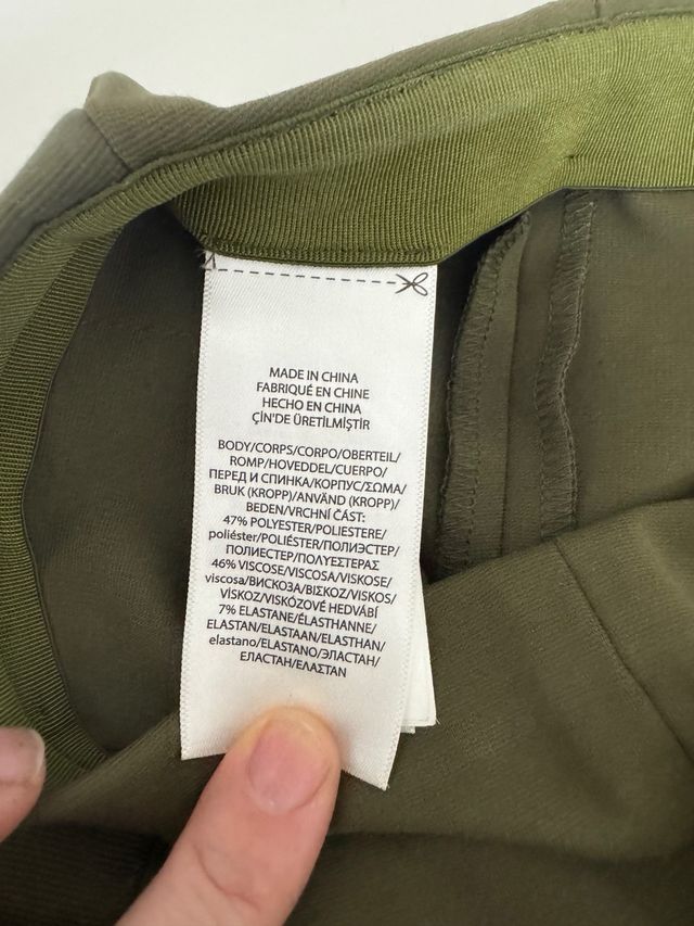 Pantalon pitillo Ralph Lauren TS verde nuevo