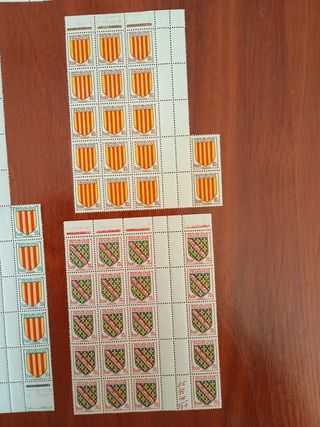 SELLOS FRANCIA ESCUDOS 1955 YVERT 1044