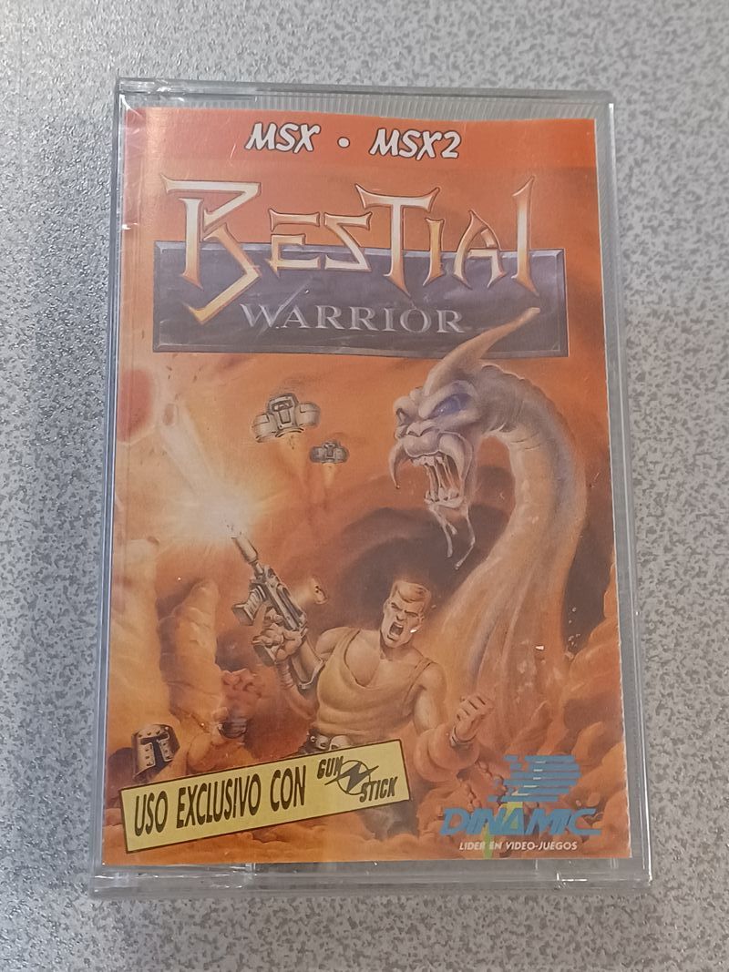 Imagen de Bestial Warrior Gunstick PRECINTADO MSX Dinamic