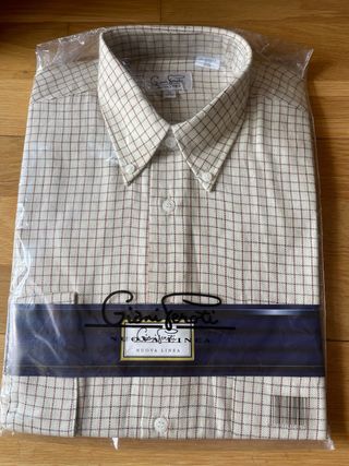 Camisa manga larga algodon 100