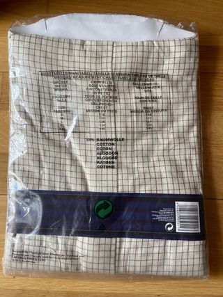 Camisa manga larga algodon 100