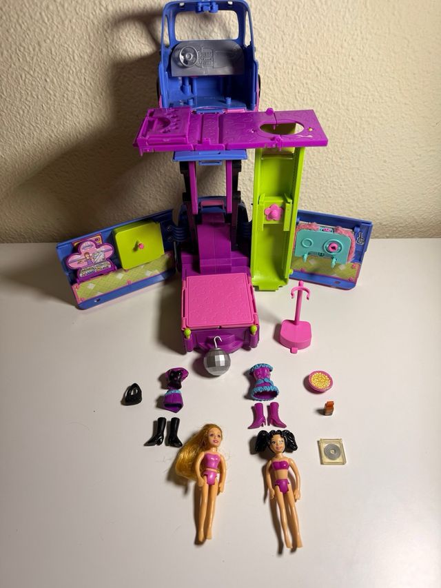 Caravana Discoteca Vintage Polly Pocket.