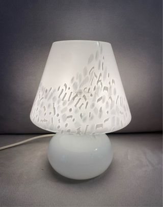 Lampada a fungo vintage Murano Venice Glass