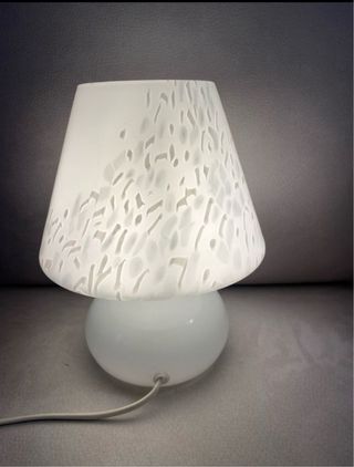 Lampada a fungo vintage Murano Venice Glass