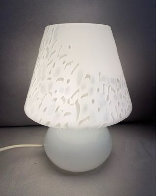 Lampada a fungo vintage Murano Venice Glass