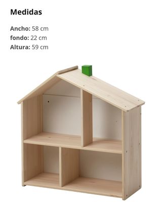 Casita muñecas estantería IKEA