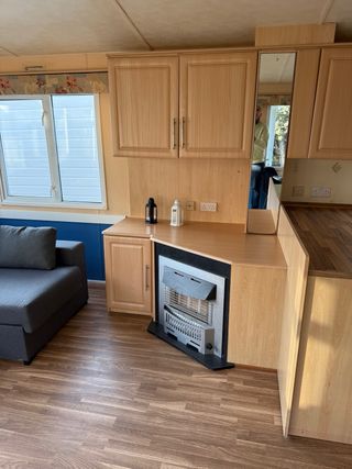 Casa móvil gama alta residencial con chaiselongue