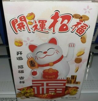 Modello Gatto della fortuna orientale Maneki neko