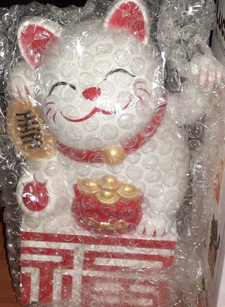 Modello Gatto della fortuna orientale Maneki neko