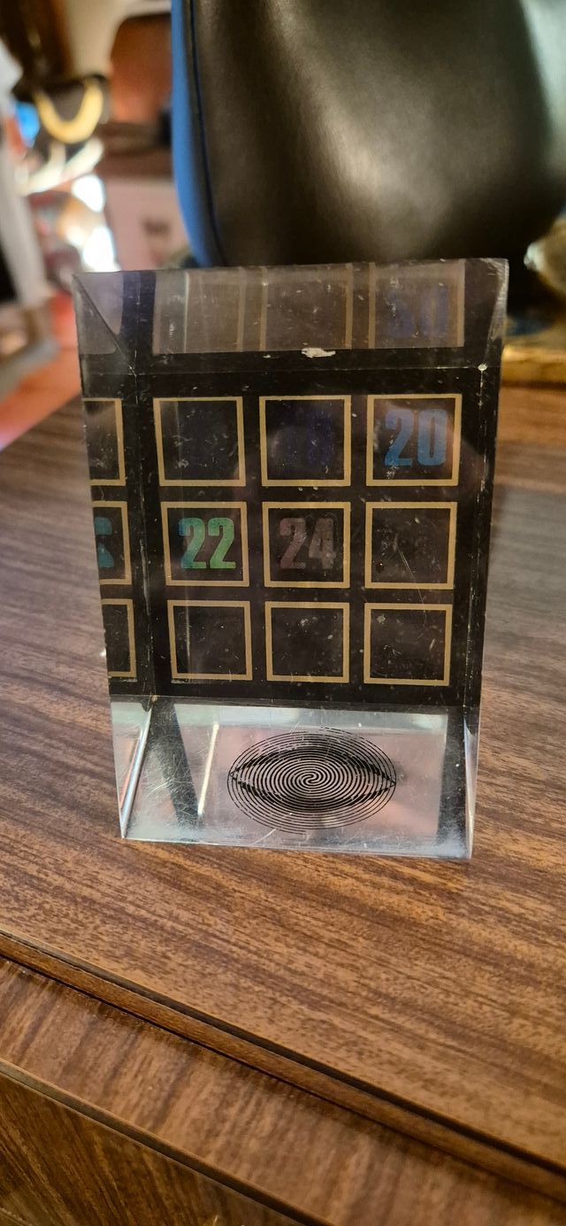 Termómetro metacrilato años 80