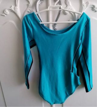 Maillot gimnasia ritmica retro niña