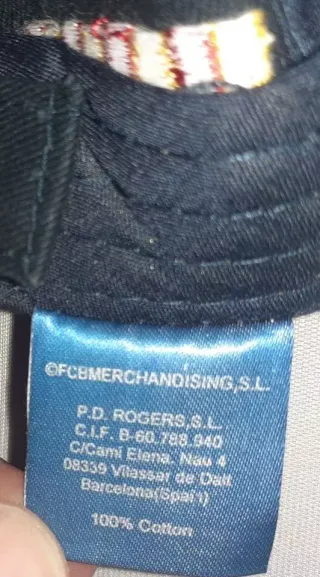 Cappellino vintage squadra calcio Barcellona team