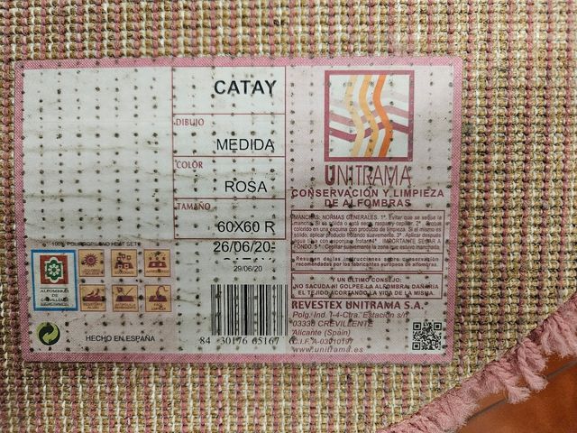 Alfombras redondas rosas