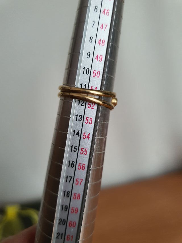 Anillo Goldfilled con piedras