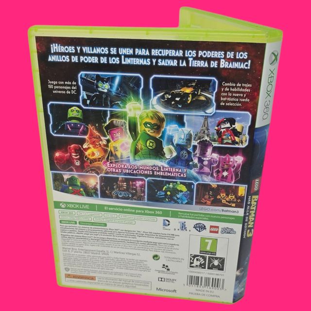 VIDEOJUEGO XBOX 360 BATMAN 3 MAS ALLA DE GOTHAM
