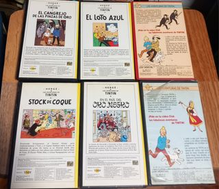 VHS Peliculas las Aventuras de TINTIN