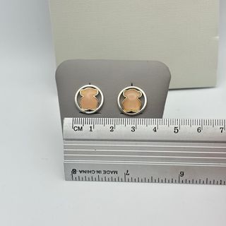 Pendientes de plata 925 TOUS cuarzo rosa