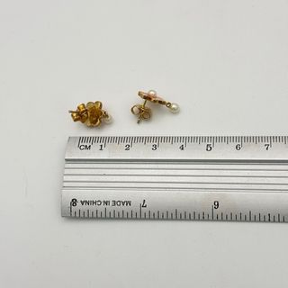 Pendientes de plata 925 TOUS flor con perlas