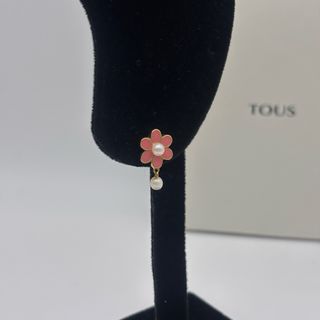 Pendientes de plata 925 TOUS flor con perlas